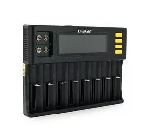 ЗУ універсальне Liitokala Lii-S8, АЗУ+СЗУ, 8 каналів, LCD дисплей, підтримує Li-ion, Ni-MH та Ni-Cd AA (R6), ААA (R03), AAAA, С (R14) ЗУ універсальне Liitokala Lii-S8, АЗУ+СЗУ, 8 каналів, LCD дисплей, підтримує Li-ion, Ni-MH та Ni-Cd AA (R6), ААA (R03), AAAA, С (R14)