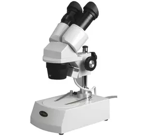 Мікроскоп бінокулярний BAKKU BA-007, Збільшення 20Х-40Х з підсвіткою, Внутр. БП 220В (340 * 285 * 150) 2,7 кг
