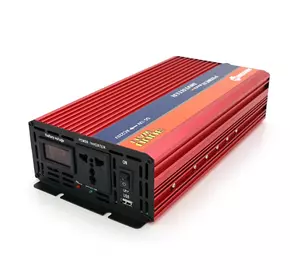 Інвертор напруги NV-3000(1600Вт)+LCD, 12/220V, approximated, 1 універсальна розетка, клеми, Box Інвертор напруги NV-3000(1600Вт)+LCD, 12/220V, approximated, 1 універсальна розетка, клеми, Box