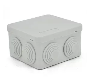 Коробка розподільна зовнішня YOSO Т40 85х85х50 IP55 колір білий  (85*85*50), Q200