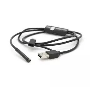 Універсальний ендоскоп 3в1 (USB+MicroUSB/Type-C) для смартфона/ПК, камера 5.5мм, м'який кабель 1м, з LED-підсвічуванням, IP67 Універсальний ендоскоп 3в1 (USB+MicroUSB/Type-C) для смартфона/ПК, камера 5.5мм, м'який кабель 1м, з LED-підсвічуванням, IP67