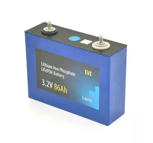Осередок EVE 3.2V 86AH для збирання LiFePo4 акумулятора, (158х48х115(134)) мм Q5 Осередок EVE 3.2V 86AH для збирання LiFePo4 акумулятора, (158х48х115(134)) мм Q5