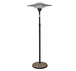 Електрообігрівач у формі парасольки, 2 режими, 220V, 1500/3000W, античний, фіксований Електрообігрівач у формі парасольки, 2 режими, 220V, 1500/3000W, античний, фіксований