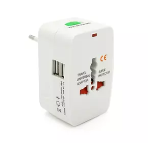 Універсальний переходник все стандарти розеток 5 in 1 + USB Універсальний переходник все стандарти розеток 5 in 1 + USB