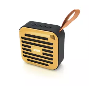 Колонка T5-S Bluetooth 4.1 до 10m, 1х3W, 4Ω, 600mAh, ≥90dB, TF card/USB, DC 5V, Gold Колонка T5-S Bluetooth 4.1 до 10m, 1х3W, 4Ω, 600mAh, ≥90dB, TF card/USB, DC 5V, Gold