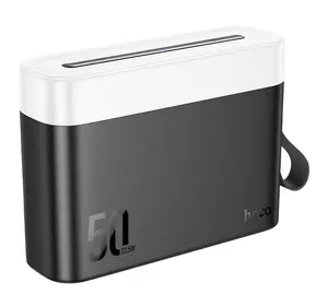 Power Bank HOCO J94A 50000mAh, 2USB+Type-C, 22.5W+PD20W, Black, 1.32kg Power Bank HOCO J94A 50000mAh, 2USB+Type-C, 22.5W+PD20W, Black, 1.32kg
