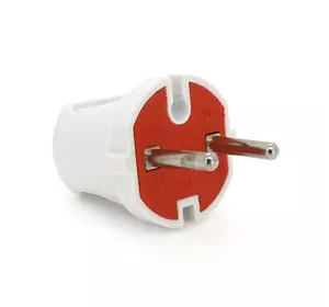 Вилка без заземлення 10А 250V A113, White, Q24 Вилка без заземлення 10А 250V A113, White, Q24