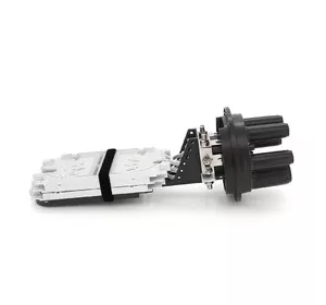 Муфта оптична Merlion ML-OP-F106H-144C, герметична, 5 вводів, до 6-ти касет, до 144 зварок, матеріал PP Муфта оптична Merlion ML-OP-F106H-144C, герметична, 5 вводів, до 6-ти касет, до 144 зварок, матеріал PP