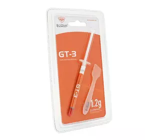 Паста термопровідна PCcooler GT3 1.2g, шприц, Grey, >9.8,0W/m-K, <0.006°C-in²/W, -50°≈180°, В'язкість -85K cPs, Box Паста термопровідна PCcooler GT3 1.2g, шприц, Grey, >9.8,0W/m-K, <0.006°C-in²/W, -50°≈180°, В'язкість -85K cPs, Box