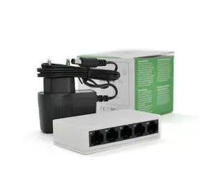 Комутатор PIX-LINK LV-SW05 5 портів Ethernet 10/100 Мбіт / сек, BOX Q100
