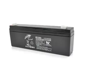 Акумуляторна батарея AGM RITAR RT1223, Black Case, 12V 2.3Ah (177 х 35 х 62 (68)) Q10 Акумуляторна батарея AGM RITAR RT1223, Black Case, 12V 2.3Ah (177 х 35 х 62 (68)) Q10