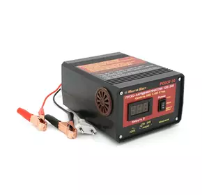 Пуско-зарядне ЗУ РОБОТ-30 для акумуляторів 12/24V (1-400Ah) (MF, WET, AGM, GEL, CA/CA), 160-245V, Струм заряду 20А, крокодили в комплекті Пуско-зарядне ЗУ РОБОТ-30 для акумуляторів 12/24V (1-400Ah) (MF, WET, AGM, GEL, CA/CA), 160-245V, Струм заряду 20А, крокодили в комплекті