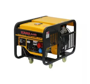 Генератор бензиновий KGL12000FE3, 3-фазний 220/400V, 50Hz, 11.9kVA/9.5kW, бак 25 л, витрата 3.75 л/год, пуск: стартер, 930х555х580 мм, 145 кг Генератор бензиновий KGL12000FE3, 3-фазний 220/400V, 50Hz, 11.9kVA/9.5kW, бак 25 л, витрата 3.75 л/год, пуск: стартер, 930х555х580 мм, 145 кг