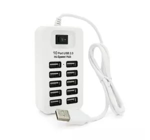 Хаб USB 2.0 10 портів, 480Mbts High Speed, Passive, Blister Хаб USB 2.0 10 портів, 480Mbts High Speed, Passive, Blister