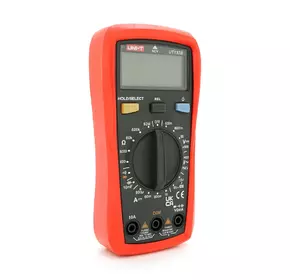 Мультиметр UNI-T UT133B Вимірювання: V (AC/DC), A (DC), Ω, C, NCV. Функції: продзвонювання, тест діодів, перевірка батарей Мультиметр UNI-T UT133B Вимірювання: V (AC/DC), A (DC), Ω, C, NCV. Функції: продзвонювання, тест діодів, перевірка батарей
