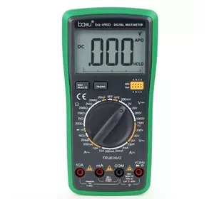 Мультиметр BAKKU BA-890D Вимірювання: V, A, R, C (200*130*56) 0.52 кг (180*90*45)