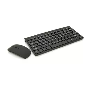 Комплект бездротовий KM908 (KB+Mouse), (Eng/Pyc), 2.4G, 78 клавіш, Black, Box Комплект бездротовий KM908 (KB+Mouse), (Eng/Pyc), 2.4G, 78 клавіш, Black, Box