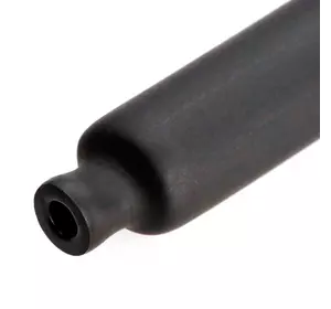 Термоусаджувальна трубка 1,5 мм, робоча температура: від -50 ° C до + 125 ° C, чорна, 1м, ціна за метр