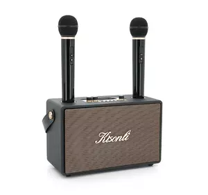 Колонка Kisonli G101 Bluetooth 5.0,Two microphone, 2х15W, 2400mAh, USB, DC: 5V/1A, BOX, Black, Q8 Колонка Kisonli G101 Bluetooth 5.0,Two microphone, 2х15W, 2400mAh, USB, DC: 5V/1A, BOX, Black, Q8