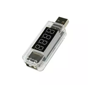 USB тестер Charger Doctor напруги (3-7.5V) і струму (0-2.5A) White USB тестер Charger Doctor напруги (3-7.5V) і струму (0-2.5A) White