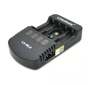 ЗУ універсальне Liitokala Lii-NL4, 4 канали, LED індикація, підтримує Li-ion, Ni-MH та Ni-Cd AA (R6), ААA (R03), AAAA, С (R14) ЗУ універсальне Liitokala Lii-NL4, 4 канали, LED індикація, підтримує Li-ion, Ni-MH та Ni-Cd AA (R6), ААA (R03), AAAA, С (R14)