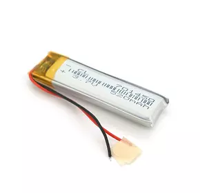 Літій-полімерний акумулятор 7*14*50mm (Li-ion 3.7В 520мА·ч) Літій-полімерний акумулятор 7*14*50mm (Li-ion 3.7В 520мА·ч)