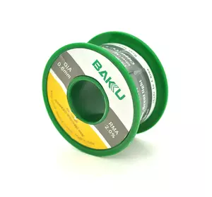Припій BAKKU дротяний Solder wire BK10006 DIA 0,6mm (50g) Припій BAKKU дротяний Solder wire BK10006 DIA 0,6mm (50g)