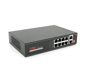 8ми портовий PoE комутатор з автоперезапуском ONV-H1108PLD, 8хРоЕ 100 Мбіт + 2хUplink 100 Мбіт до 250м, IEEE802.3af/at, загальна потужність 120Вт 8ми портовий PoE комутатор з автоперезапуском ONV-H1108PLD, 8хРоЕ 100 Мбіт + 2хUplink 100 Мбіт до 250м, IEEE802.3af/at, загальна потужність 120Вт