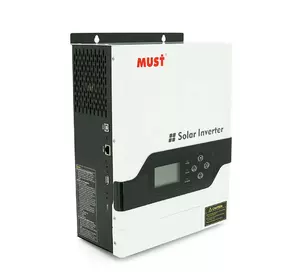 Гiбрiдний ДБЖ  MUST PV18-1512VPM, 1500W, 12V, ток заряда 10/20А, 160-275V, MPPT (60А, 15-145 Vdc) Гiбрiдний ДБЖ  MUST PV18-1512VPM, 1500W, 12V, ток заряда 10/20А, 160-275V, MPPT (60А, 15-145 Vdc)