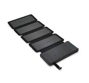Power bank 12000 mAh Solar, (5V / 200mA), 2xUSB, 5V / 1A / 2.1A, USB <-> microUSB, ударо захищений прогумований корпус, Black, Corton BOX Power bank 12000 mAh Solar, (5V / 200mA), 2xUSB, 5V / 1A / 2.1A, USB <-> microUSB, ударо захищений прогумований корпус, Black, Corton BOX