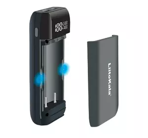 ЗУ LiitoKala Lii-MP2, функція Powerbank, USB/Type-C, LED display, підтримує Li-ion, 3.7V/1.2V AA/AAA 18650/18700/20700/21700 ЗУ LiitoKala Lii-MP2, функція Powerbank, USB/Type-C, LED display, підтримує Li-ion, 3.7V/1.2V AA/AAA 18650/18700/20700/21700