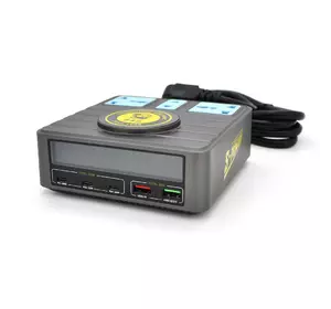 Зарядні станція з цифровою індикацією MECHANIC S-Power, 3*PD3.1-100W, QC3.0-15W, USB-A. Wireless Charging, 3*Socket, 220V/135W. 125*131*54mm Зарядні станція з цифровою індикацією MECHANIC S-Power, 3*PD3.1-100W, QC3.0-15W, USB-A. Wireless Charging, 3*Socket, 220V/135W. 125*131*54mm