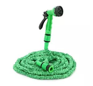 Шланг Садовий KY-225G, 7.5-22.5м/75ft, + розпилювач, насадка на кран, Green, Box Шланг Садовий KY-225G, 7.5-22.5м/75ft, + розпилювач, насадка на кран, Green, Box