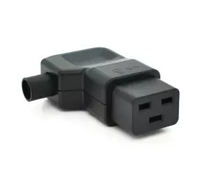 Триконтактний роз'єм IEC320 C19 мама (кутовий), 250V, 16A, під викруткову збірку Q50/500 Триконтактний роз'єм IEC320 C19 мама (кутовий), 250V, 16A, під викруткову збірку Q50/500