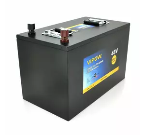 Акумуляторна батарея Vipow LiFePO4 51,2V 100Ah з вбудованою ВМS платою 80A (310*350*390)
