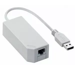 Контролер USB 2.0 to Ethernet - Мережевий адаптер 10 / 100Mbps з проводом, White, Blister Q500