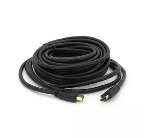 Кабель Merlion HDMI-HDMI HIGH SPEED 10m, v1.4, OD-7.5mm, круглий Black, коннектор Black, (Пакет) Q50 Кабель Merlion HDMI-HDMI HIGH SPEED 10m, v1.4, OD-7.5mm, круглий Black, коннектор Black, (Пакет) Q50