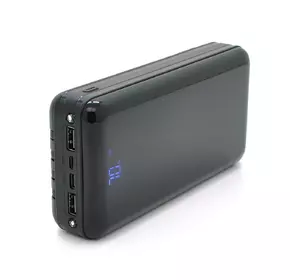 PowerBank Bix-30000mAh, Input:MicroUSB+Type-C, Output:4USB/Type-C/MicroUSB/Lightning, QC22.5W/PD20W, Black PowerBank Bix-30000mAh, Input:MicroUSB+Type-C, Output:4USB/Type-C/MicroUSB/Lightning, QC22.5W/PD20W, Black