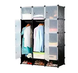Шафа для речей пластикова MP28-51A, 102х37х76см, Black, Box Шафа для речей пластикова MP28-51A, 102х37х76см, Black, Box