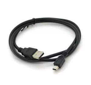 Кабель USB 2.0 AM/Mini USB (5 pin) пакет, довжина 0,8 м.