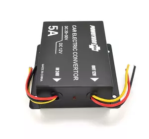 Перетворювач авто інвертор DC/DC 24v-12v 5A GS-D105 Перетворювач авто інвертор DC/DC 24v-12v 5A GS-D105