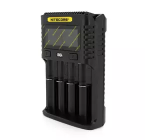 Зарядний пристрій універсальний Nitecore Digicharger UMS4, 4 канали, LCD дисплей, підтримує Li-ion, Ni-MH і Ni-Cd AA (R6), ААA (R03), С (R14) Зарядний пристрій універсальний Nitecore Digicharger UMS4, 4 канали, LCD дисплей, підтримує Li-ion, Ni-MH і Ni-Cd AA (R6), ААA (R03), С (R14)
