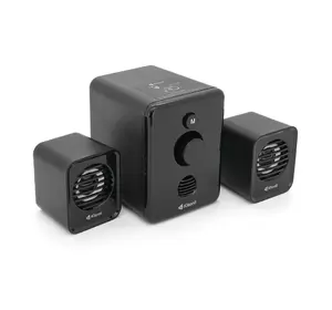 Колонки Kisonli U-3000BT, 5W+2x3W, USB/TF/BT/FM/AUX, с сабвуфером, DC: 5V, Black, BOX, Q40 Колонки Kisonli U-3000BT, 5W+2x3W, USB/TF/BT/FM/AUX, с сабвуфером, DC: 5V, Black, BOX, Q40