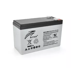 Акумуляторна батарея AGM RITAR HR1236W, Gray Case, 12V 9.0Ah ( 151 х 65 х 94 (100 ) 2.60kg Q10 Акумуляторна батарея AGM RITAR HR1236W, Gray Case, 12V 9.0Ah ( 151 х 65 х 94 (100 ) 2.60kg Q10