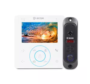 Комплект відеодомофона BCOM BD-480 White Kit (домофон 4 дюйми без пам’яті + виклична панель 1000 ТВЛ) Комплект відеодомофона BCOM BD-480 White Kit (домофон 4 дюйми без пам’яті + виклична панель 1000 ТВЛ)