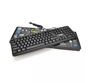 Клавіатура USB Merlion KB-Zero, довжина кабелю 135см, (Eng/Укр/Рус), (460х158х33 мм) Black, 104к, Q20 Клавіатура USB Merlion KB-Zero, довжина кабелю 135см, (Eng/Укр/Рус), (460х158х33 мм) Black, 104к, Q20
