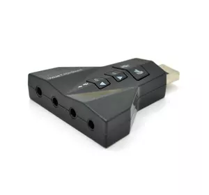 Контролер USB-sound card (7.1) 3D sound (Windows 7 ready), Blister Контролер USB-sound card (7.1) 3D sound (Windows 7 ready), Blister