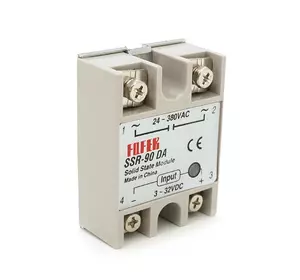 Твердотільні реле FQFER SSR-90DA 90А 24-380VAC Твердотільні реле FQFER SSR-90DA 90А 24-380VAC