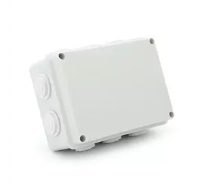 Коробка розподільна зовнішня YOSO 150x110x70 IP65 колір білий, 10 отворів, соски в комплекті, BOX, Q100 Коробка розподільна зовнішня YOSO 150x110x70 IP65 колір білий, 10 отворів, соски в комплекті, BOX, Q100
