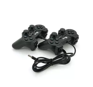 Геймпад Brazzers BR-Ucom провідний (2шт) для ПК, USB 2.0, Black, Blister Геймпад Brazzers BR-Ucom провідний (2шт) для ПК, USB 2.0, Black, Blister